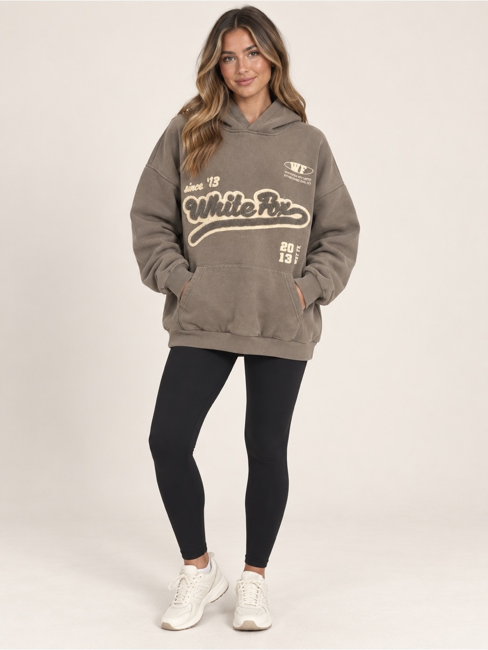 White Fox Varsity Logo Hoodie